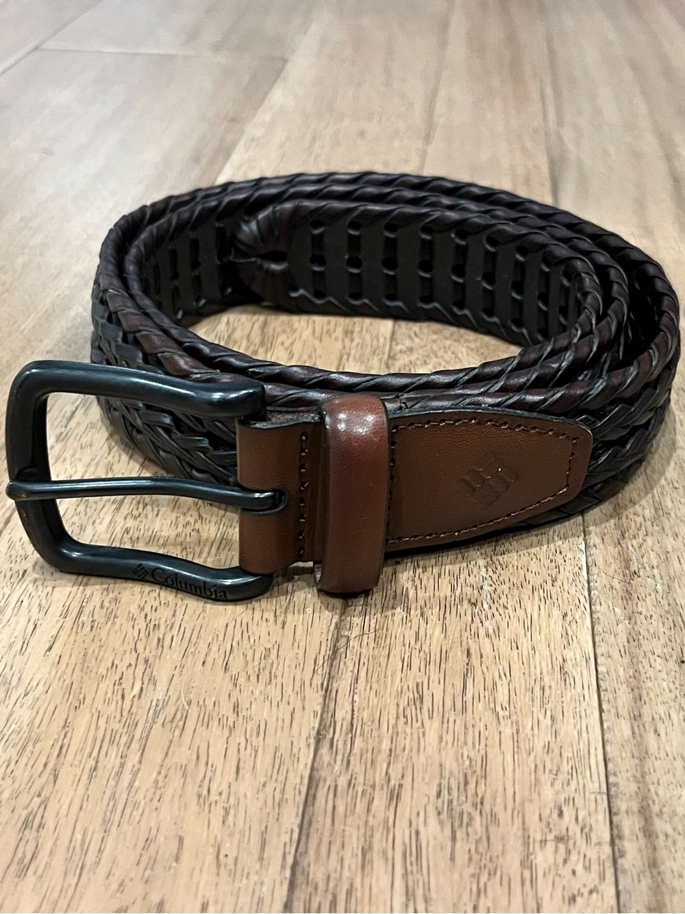 Columbia Braided Leather Belt